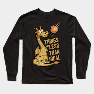 "Dragon's Lament: Fiery Foresight" Long Sleeve T-Shirt